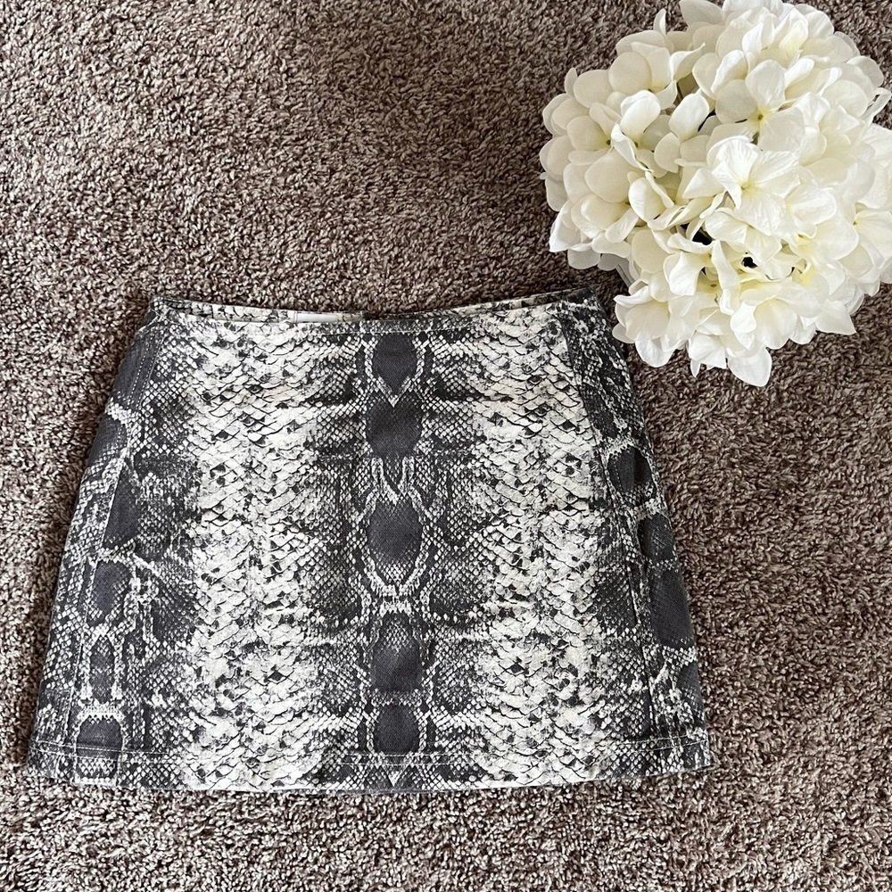 NWT! BDG Urban Outfitters Python Skirt Sz S